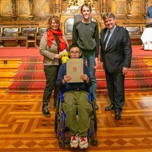 Klasse 10 wurde im Rathaus geehrt!