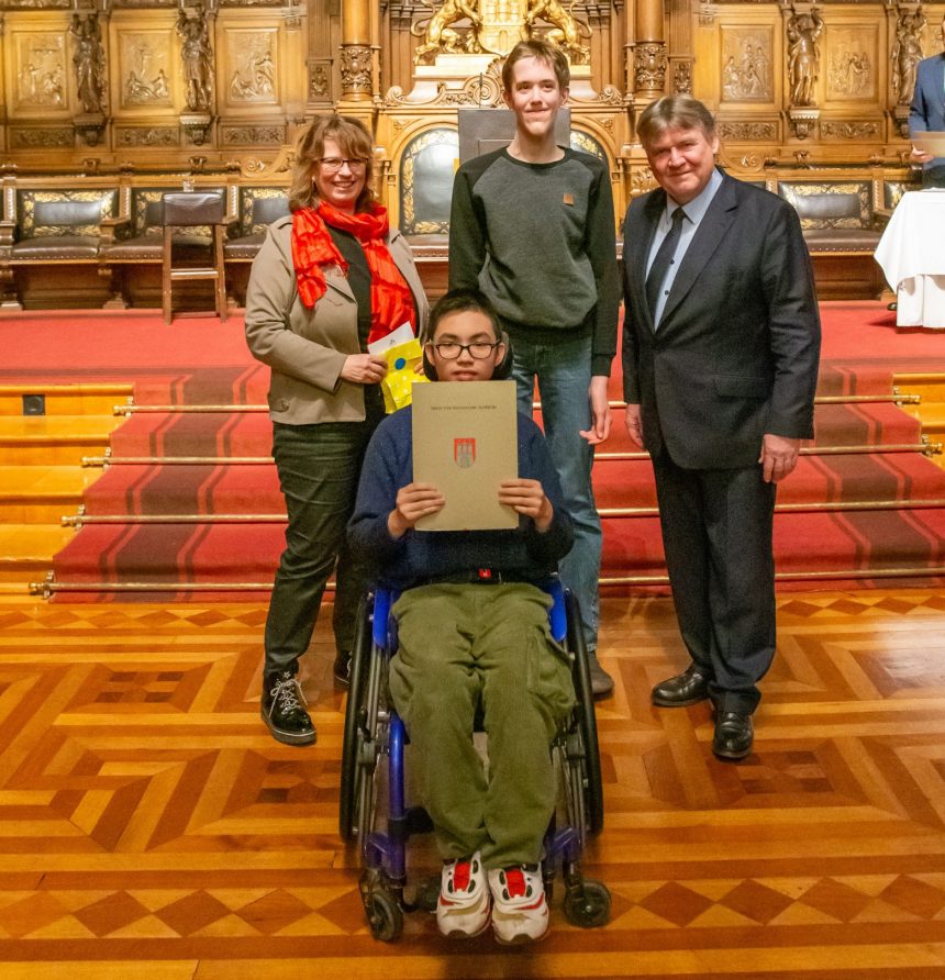 Klasse 10 wurde im Rathaus geehrt!